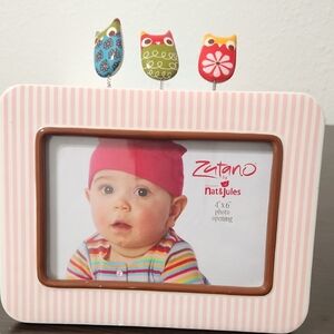 Photo Frame with Owl Accents